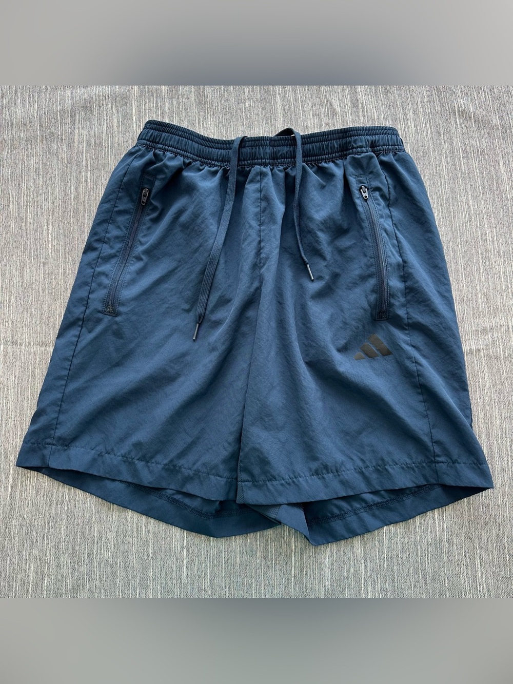 Adidas Aeroready Lightweight Blue Athletic Shorts Mens Size M
